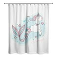thumbnail image 2 of Creative Products Magical Unicorn Mermaid 71x74 Shower Curtain, 2 of 2