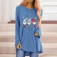 thumbnail image 2 of Sudaderas Navideñas Para Mujer Santa Claus Impreso Jersey de Manga Larga Suéter Casual Top Odeerbi ODB208928, 2 of 6