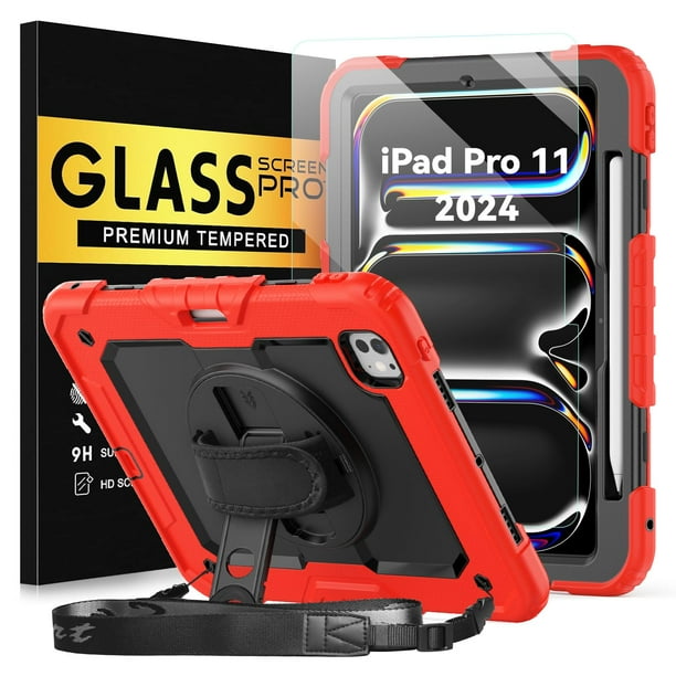 Funda BLOSOMEET para iPad Pro 11" 2024 M4 con cristal