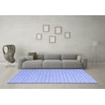 thumbnail image 3 of Ahgly Company Indoor Square Abstract Blue Contemporary Area Rugs, 5' Square, 3 of 4
