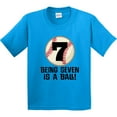 thumbnail image 3 of Inktastic 7th Birthday Baseball 7 Year Old Boy Youth T-Shirt, 3 of 5