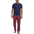 thumbnail image 1 of Nautica Mens Woven Pajama Set, Blue, Small, 1 of 1