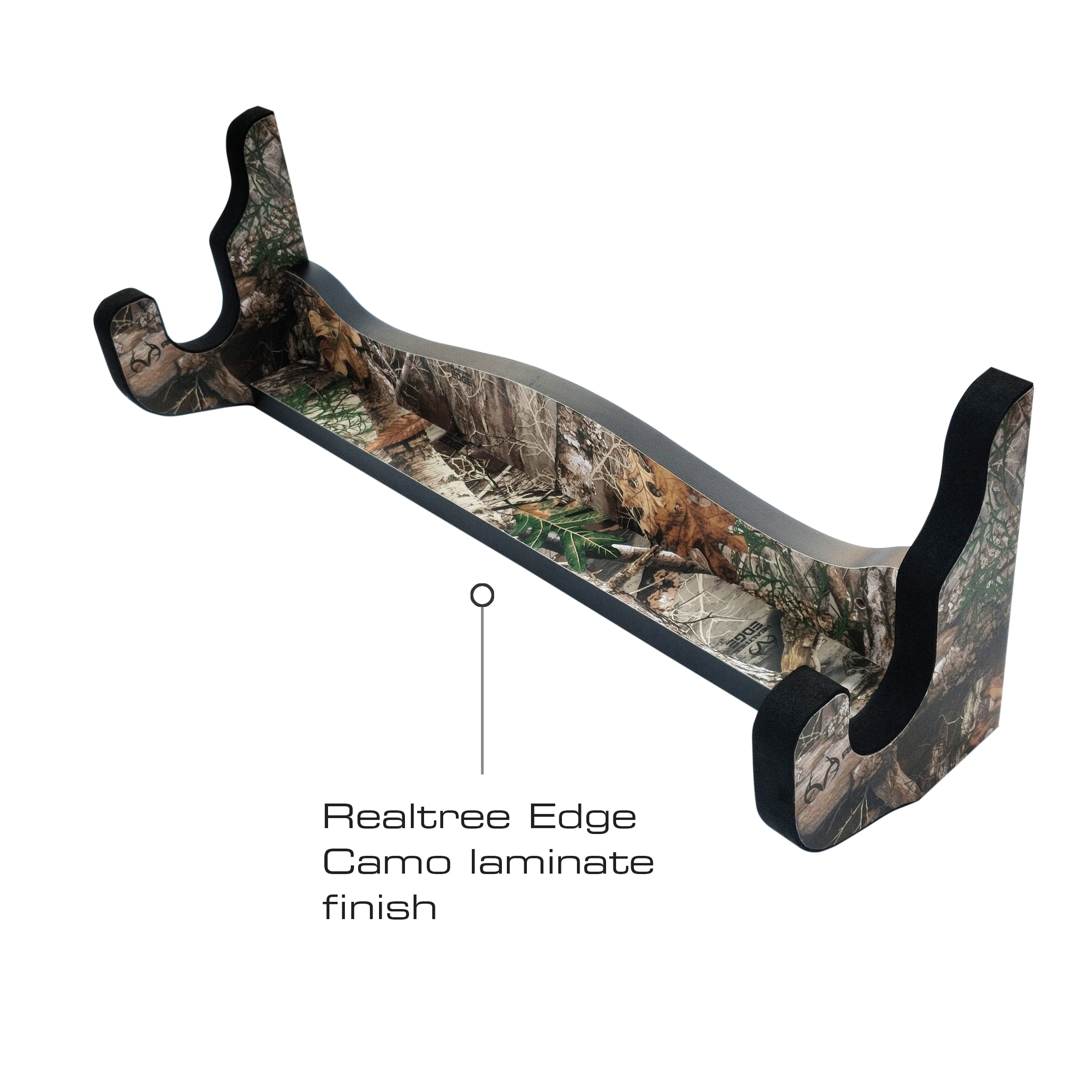 Rush Creek Creations Wall Mount Indoor Gun Rack for 1 Firearm, Realtree
