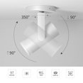 thumbnail image 3 of Aisilan Foco de Techo LED Blanco con Zoom 12W Regulable Ángulo de Haz Ajustable 10-55 Ángulo Giratorio CRI 97 Lámpara Decorativa de Aluminio Mate para Pasillo Mural Sala de Estar Blanco Cálido 3000K, 3 of 5