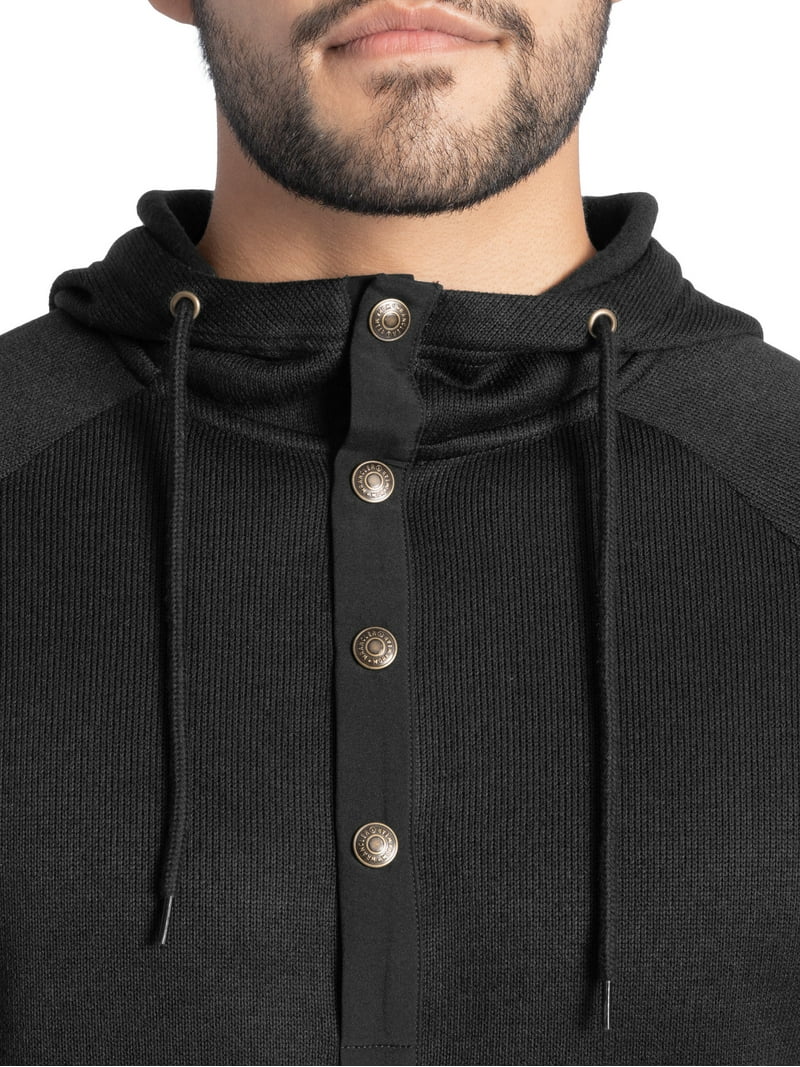 Wrangler Workwear Men's and Big Men's Sweater Fleece Mock Neck