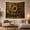 Sunflower Still Life, variant on Sunflowers Against Geometric Shapes With Rusty Sun, Calming Boho for Flower Lovers, Botanical Wall Art Decor, Housewarming Gift Tapestry Wall Hanging for Bedroom and Living Room