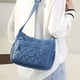 thumbnail image 4 of Bolso de hombro de nylon para mujeres azules, ligero, de una sola correa, para mujeres, de estilo cruzado, 4 of 5