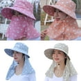 thumbnail image 3 of RUOYING Sunhat UV Sun Protection Hat Garden Removable Neck Face Flap Hat Cap4, 3 of 8