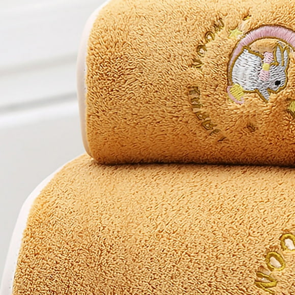 Toalla de baño Jadeshay de vellón coral de secado rápido suave