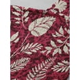 thumbnail image 6 of DressBerry Women's Printed Rayon Slub Crop Top Casual Summer Smocked Pattern Square Neck Long Puffed Sleeves Western Style Slip-On Light Weighted High Waist Blouse Top, 6 of 7
