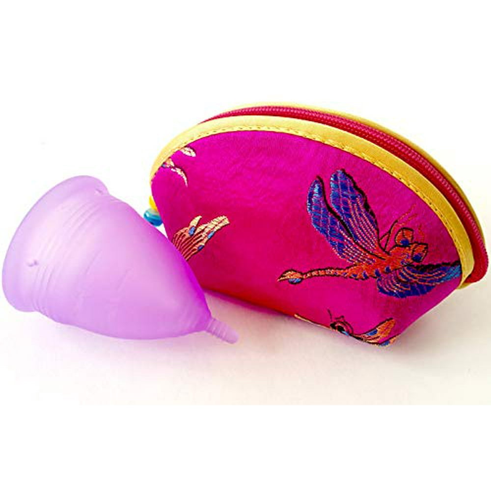 Luna Cup Menstrual, 1 Period Cup with 1 Carry Bag (S w/Zipper Case