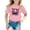 r-422Pink98, variant on NAFUU Girls T Shirts Summer Girl's Baseball Graphic Blouse Short Sleeve O-Neck Casual Top Loose Fit Comfortable Playwear Relaxed Fit Going Out Tops For Girl 3-4 Years
