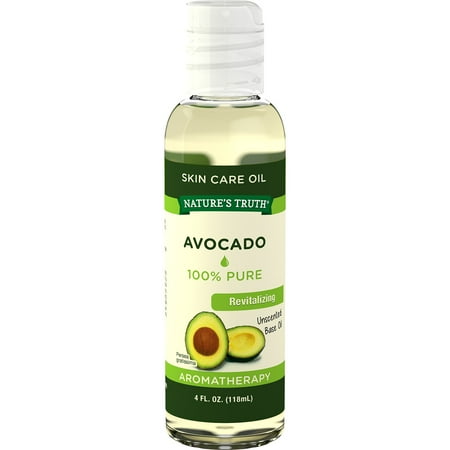 Nature's Truth Aromatherapy Avocado Skin Care Oil, Unscented, 4 Fl (Best Avocado Oil For Face)