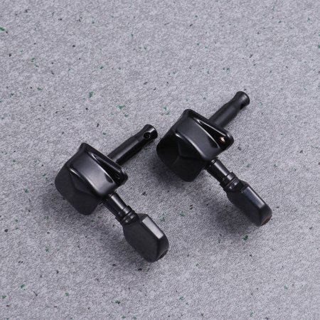 WHAMVOX Durable Metal Guitar Tuning Pegs for Electric Guitar Replacement Black 3R3L Size 6pcs