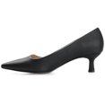 thumbnail image 3 of Journee Womens Celica Slip On Kitten Heel Pointed Toe Pumps, Widths Available, 3 of 10