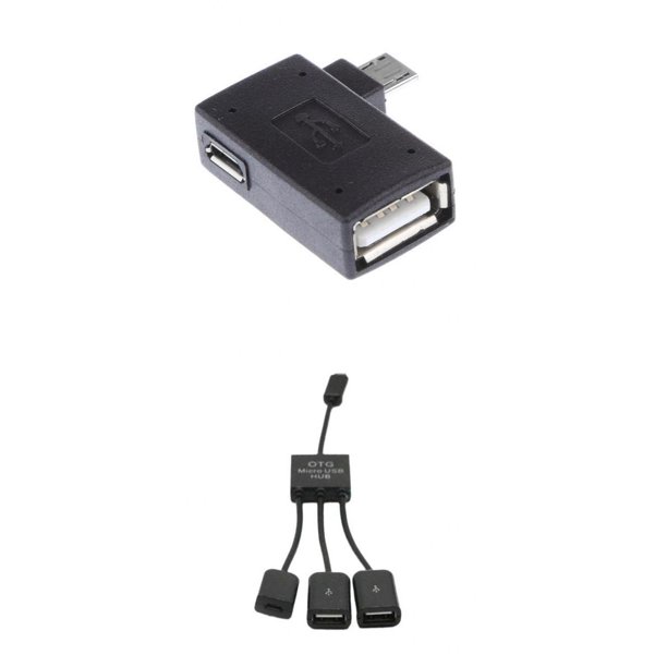 Adaptador de Extensión Cable OTB USB 2.0 + Adaptador de Host OTG Micro USB 2.0