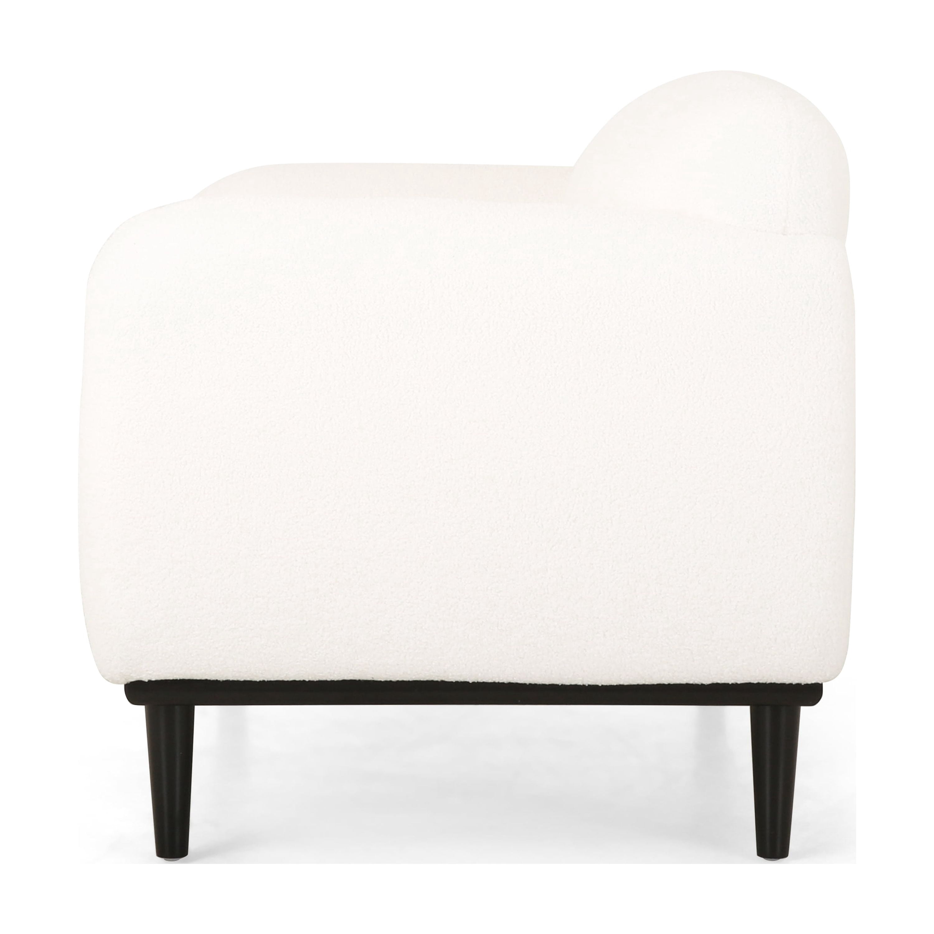 50" 2-Seater Sofa Couch for Small Space,Upholstered Loveseat Sofa Small Sofa with Soft Seat Cushion for Living Room,White