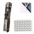 thumbnail image 2 of Office Home School Supplies,Transparent Acrylic Stapler Mini Transparent Acrylic Stapler Mini Push Stapler Set Extended Durability, 2 of 9