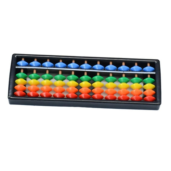 Professional 11 Column Math Abacus Math Calculating Tool with Colorful Beads Educational Toys Montessori Toy Japanese Chinese for Kids