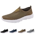 thumbnail image 5 of AUDeals Men's Slip On Sneakers, Lightweight Mesh Walking Shoes with Non Slip Comfort for Summer Fall and Travel, 5 of 8