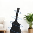 thumbnail image 4 of Langgg Polyester Guitar Dust Cover For Folk Acoustic Guitar Elastic Cover Easy To Install Lightweight Portable grey, 4 of 6
