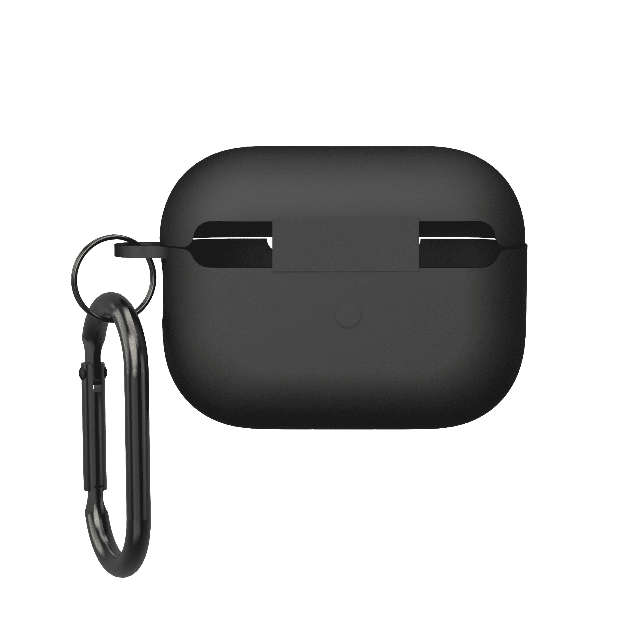 Zsou AirPods Pro Generation 1 & 2 Protective Silicone Case with Carabiner and Multi-Function Cleaning Tool, Black