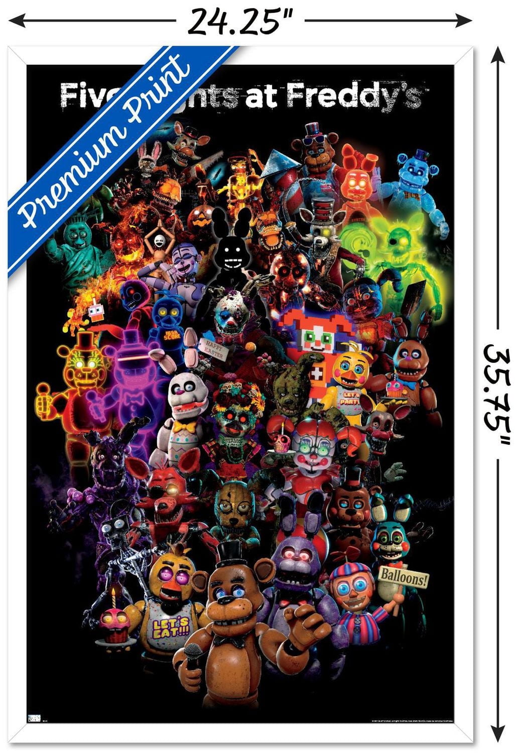 Five Nights at Freddy's: Special Delivery - Collage Wall Poster