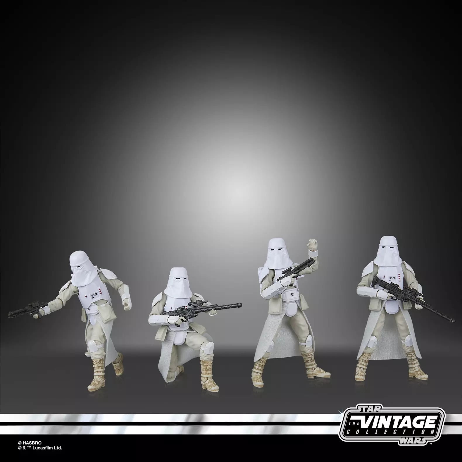 Star Wars: The Empire Strikes Back - Vintage Collection - Snowtrooper Action Figure 4-Pack