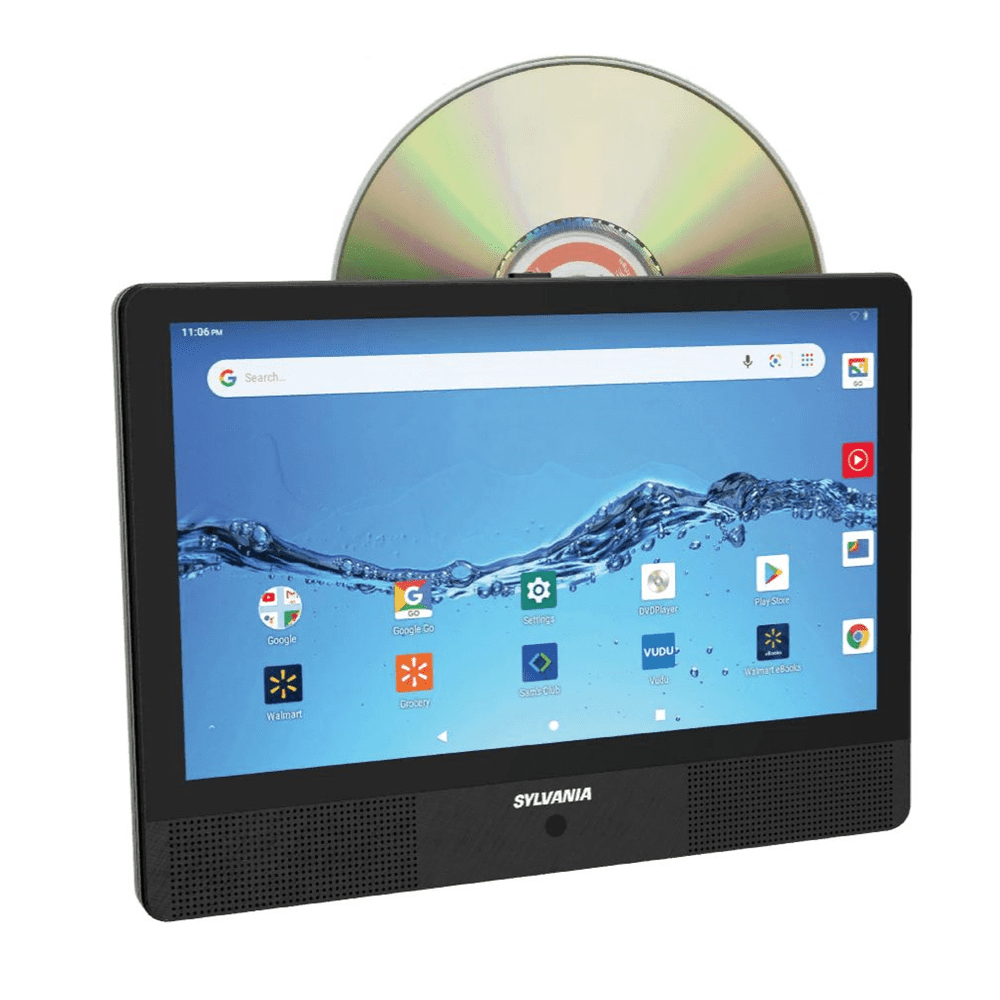Sylvania 10.1" Quad Core Tablet/Portable DVD Player Combo, 1GB/16GB