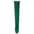 thumbnail image 3 of Unique Bargains Women's Round Toe Chunky Heel over The Knee High Boots, 3 of 6