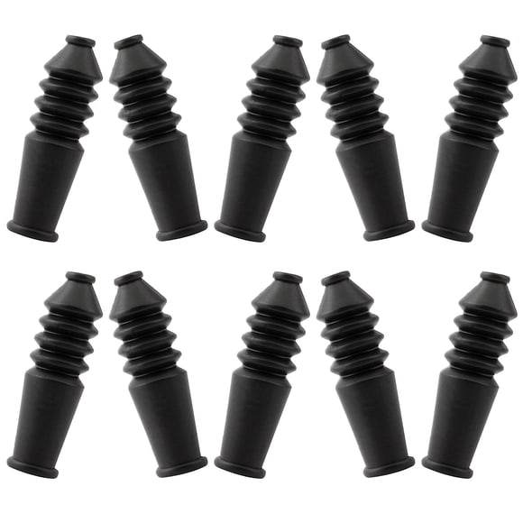 HEANUJJ 10Ud Cubierta Para Cables De Negro Protección Contra Y Polvo