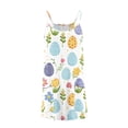 thumbnail image 4 of SELONE Dress for Girls Sleeveless Tank Dress Crew Neck Sundress with pockets Easter Egg Floral Casual Festival Outfits, 4 of 6