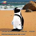 thumbnail image 3 of PuffPurrs Lifelike African Penguin Plush Toy, Cute Realistic Black Facial Mask Teddy Stuffed Animal, Black and White Plumage Unique Toy Gift, 29 CM/11 In, 3 of 7