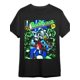 thumbnail image 1 of Camiseta gráfica "Atliens $25" para hombre: algodón negro, manga corta, diseño vibrante de Astroworld, cuello redondo informal, lavable a máquina, ideal para deportes de ocio., 1 of 6