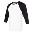 thumbnail image 3 of Canvas Mens 3/4 Sleeve Baseball T-Shirt, 3 of 4