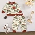 thumbnail image 5 of mgoYE Toddler Boy Clothes Dinosaur Long Sleeve Sweatshirt Jogger Pants Casual Sweatsuit Set Newborn Fall Winter Outfits, 5 of 5