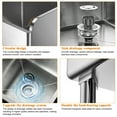 thumbnail image 5 of Thehsnt Stainless Steel Commercial Mop Sink - 18x16x22 Inch Heavy-Duty Utility Basin for Garage & Kitchen, 5 of 6
