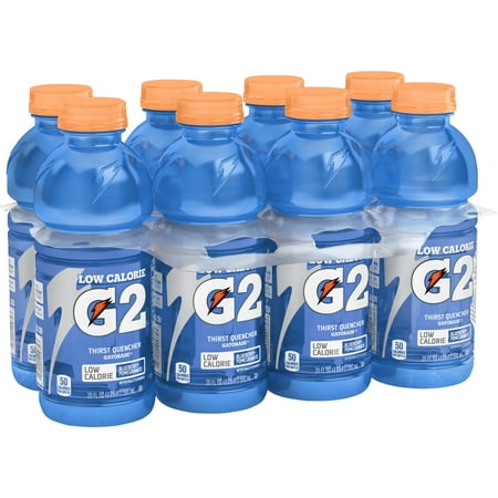 Gatorade G2 Thirst Quencher Lower Sugar Blueberry Pomegranate Sports Drink, 20 fl oz, 8 Count BOttles