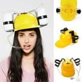 thumbnail image 6 of JUNWELL Drinking Helmet Adjustable Labor-saving Plastic Novelty Lazy Drinks Helmet Supplies for Home, 6 of 12