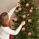 thumbnail image 4 of Christmas Ball Pendant Scene Decoration, Christmas Tree Hanging Props, Elegant Line Ball Decoration, Festive Home Decor, Party Ornament, LED Lighted, Metal Frame, For Living Room, 4 of 7