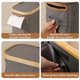 thumbnail image 5 of Cesta plegable para guardar papel higiénico con tapa | Portarrollos de papel higiénico de poliéster repelente al agua | Ventana transparente para una fácil visualización | Opciones en negro, blanco, 5 of 6