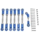 thumbnail image 1 of Varilla de tracción RC Varilla de tracción de aleación de aluminio para Traxxas para Rustler para Slash 4 Wheel Drive 1/10 RC Car Azul, 1 of 8