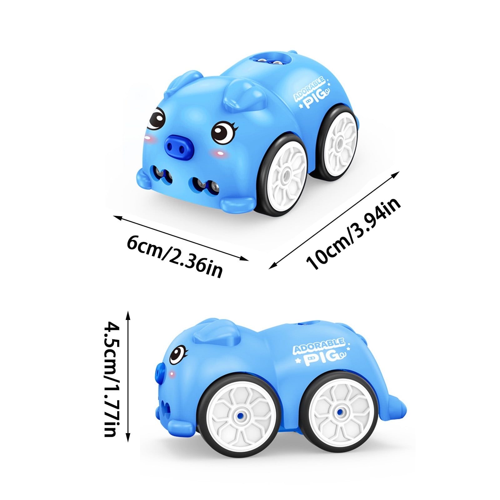Mini Magic Car Follows Line, 2.4GHz RC Smart Interactive Car Toy That Follows Drawn Line, with Music and 4 Modes, Follow, Dodge, Lines Trace and Auto Demo