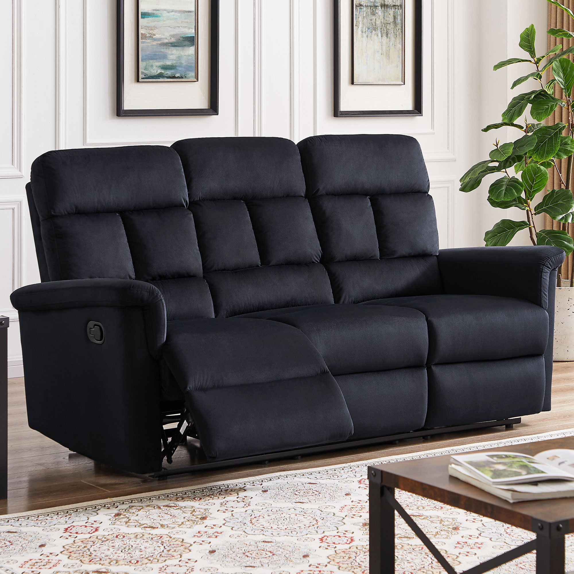 Jay Reclining Sofa LaZBoy v9306.1blu.de