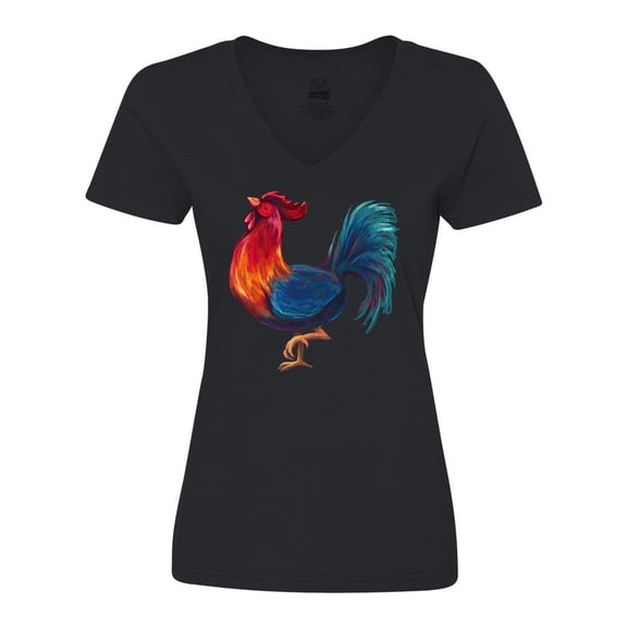 Inktastic Year of the Rooster Women's V-Neck T-Shirt