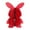 Red, variant on Assembled 3D Honeycomb Paper Rabbit Decoration, a Foldable and Collapsible Centerpiece for Your Easter or Spring Themed Party Table and Celebrations