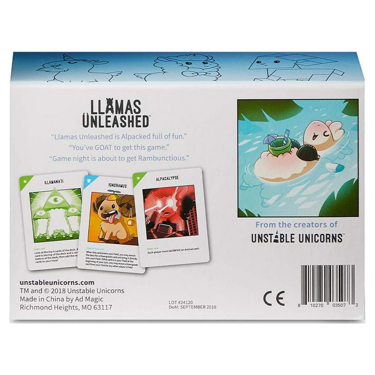 Llamas Unleashed Card Game Llamas Unleashed Card Game