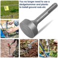 thumbnail image 4 of SDS Plus Ground Rod Driver, Heavy Duty Forged Steel Drill Bit Driver, Rotary Hammer Drill Ground Rod, 4 of 5