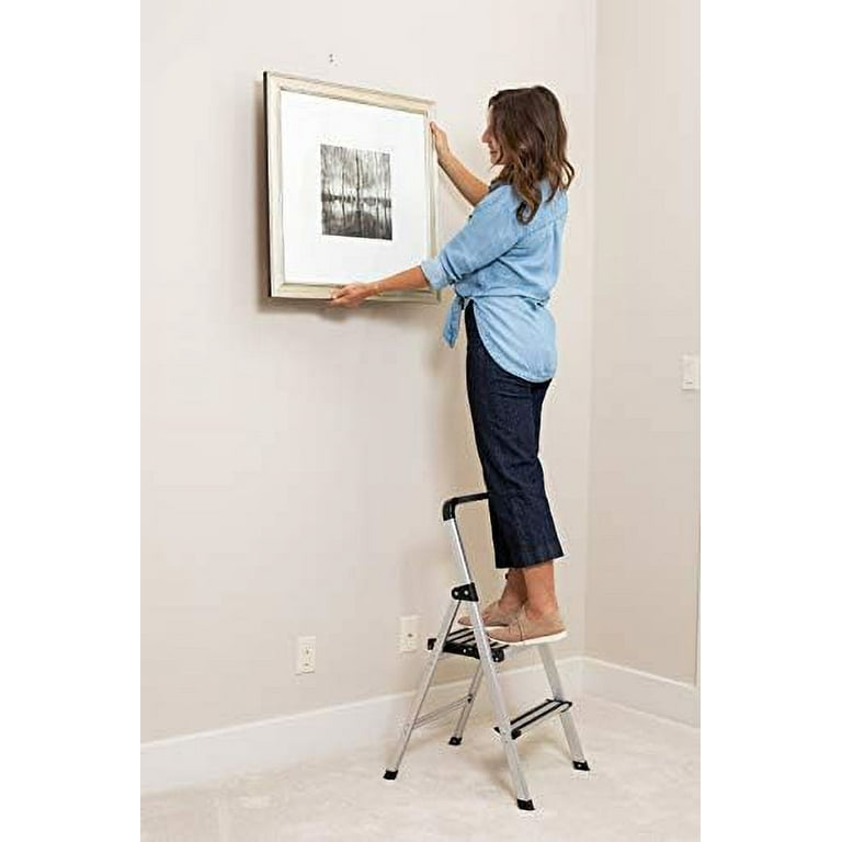 Thin folding online step stool