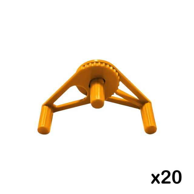 Sktrjpolfis 20pcs Plant Fixed Clamp, Adjustable Plastic Growth Clip for Plant Stem Support